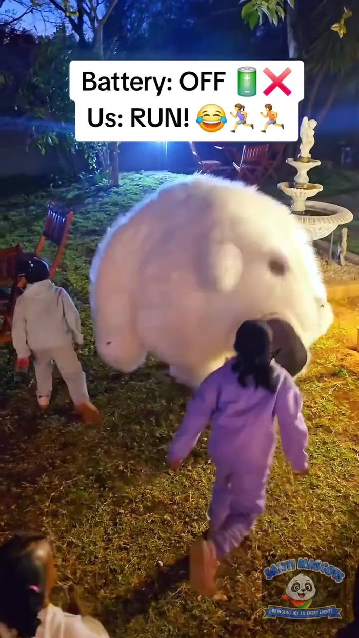 “Battery: OFF. Us: RUN!”